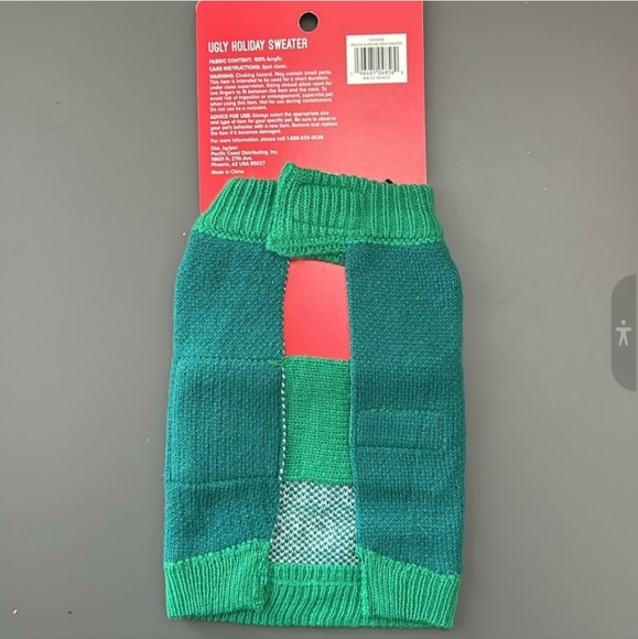 3/$15 NWT Small Animal Ugly Christmas Sweater merry and bright - Picture 2 of 2